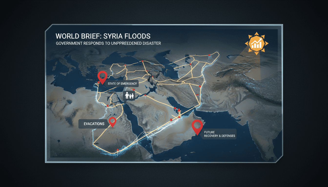 Severe flooding in Syria prompts state of emergency and government response