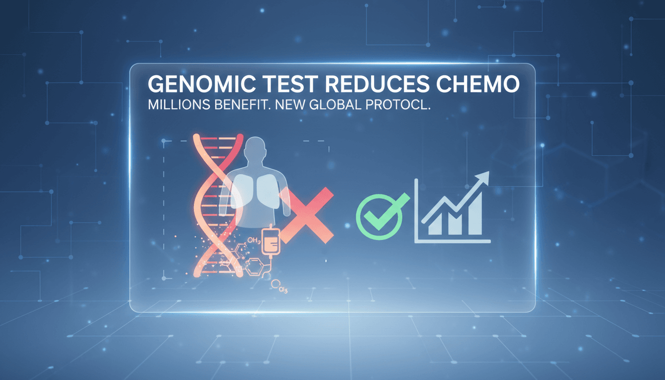 New genomic test allows millions of breast cancer patients to avoid chemotherapy