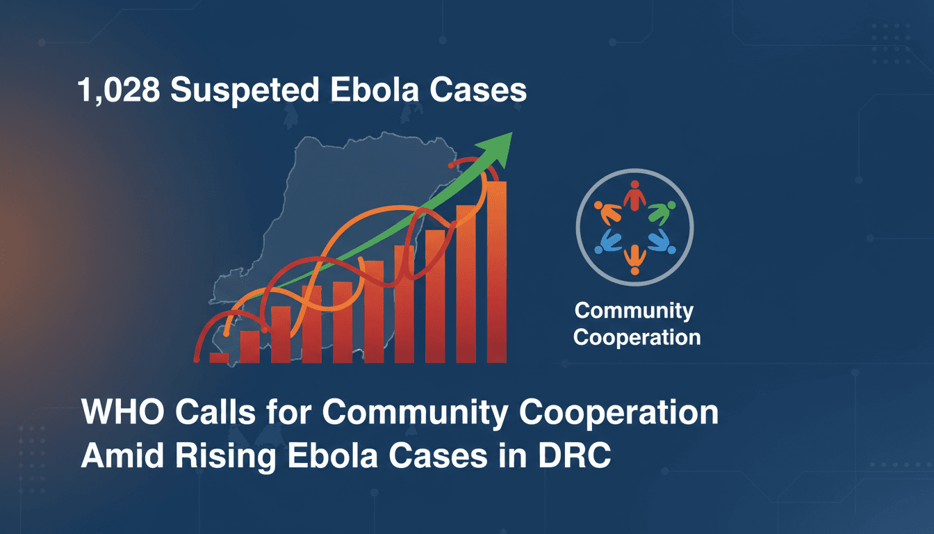 WHO Calls for Community Cooperation Amid Rising Ebola Cases in DRC