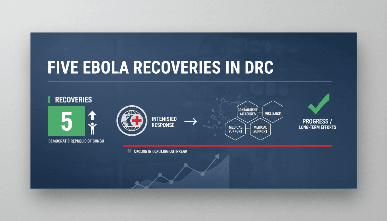 Patients recovering from Ebola in the Democratic Republic of Congo
