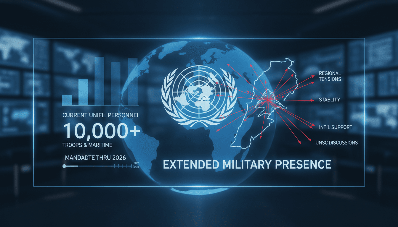 UN peacekeeping forces in Lebanon ensuring regional stability