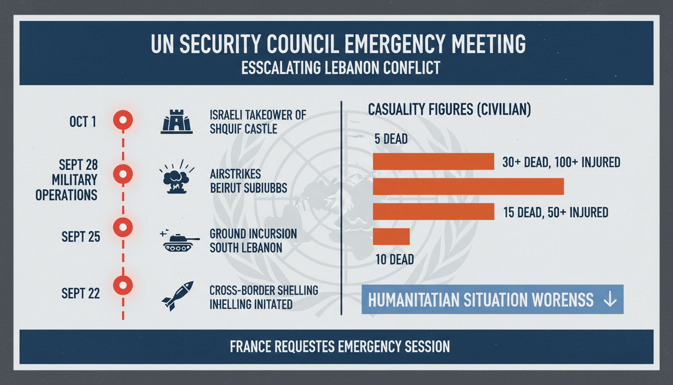 UN Security Council Holds Emergency Meeting on Escalating Conflict in Lebanon