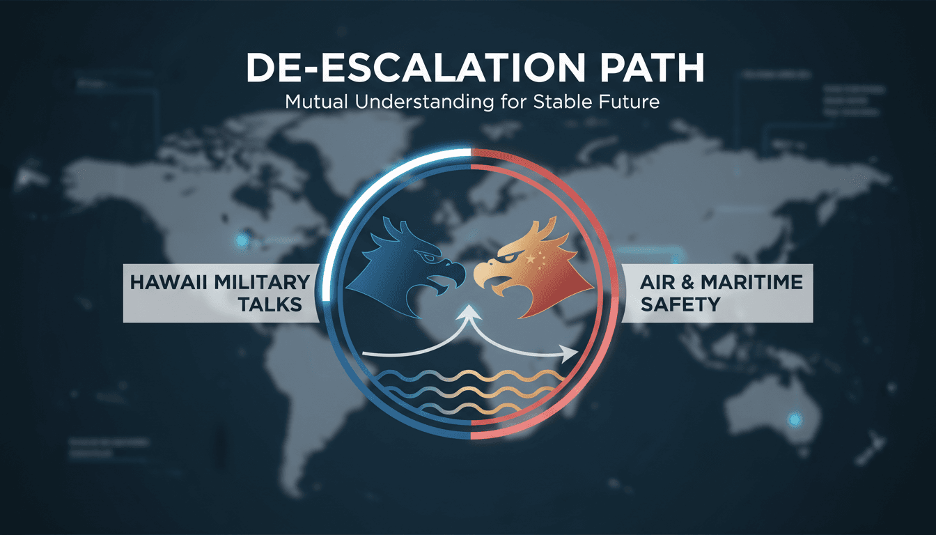 China and US military officials meeting in Hawaii for safety discussions