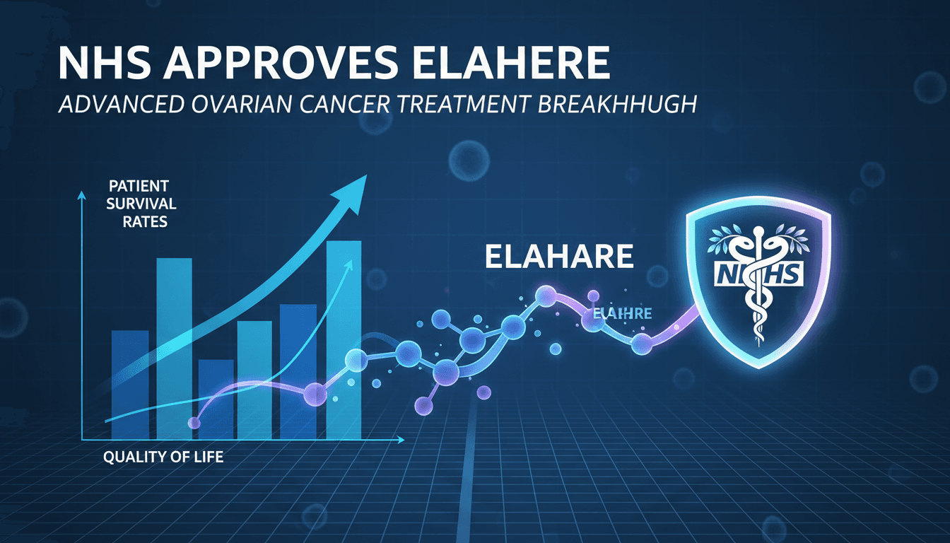 NHS approval of Elahere for advanced ovarian cancer treatment