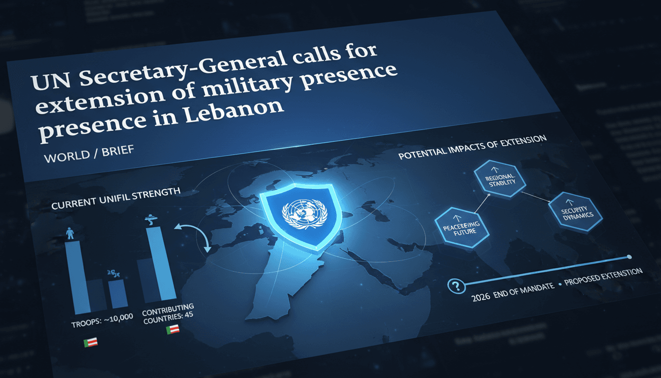 UN peacekeeping forces in Lebanon ensuring regional stability