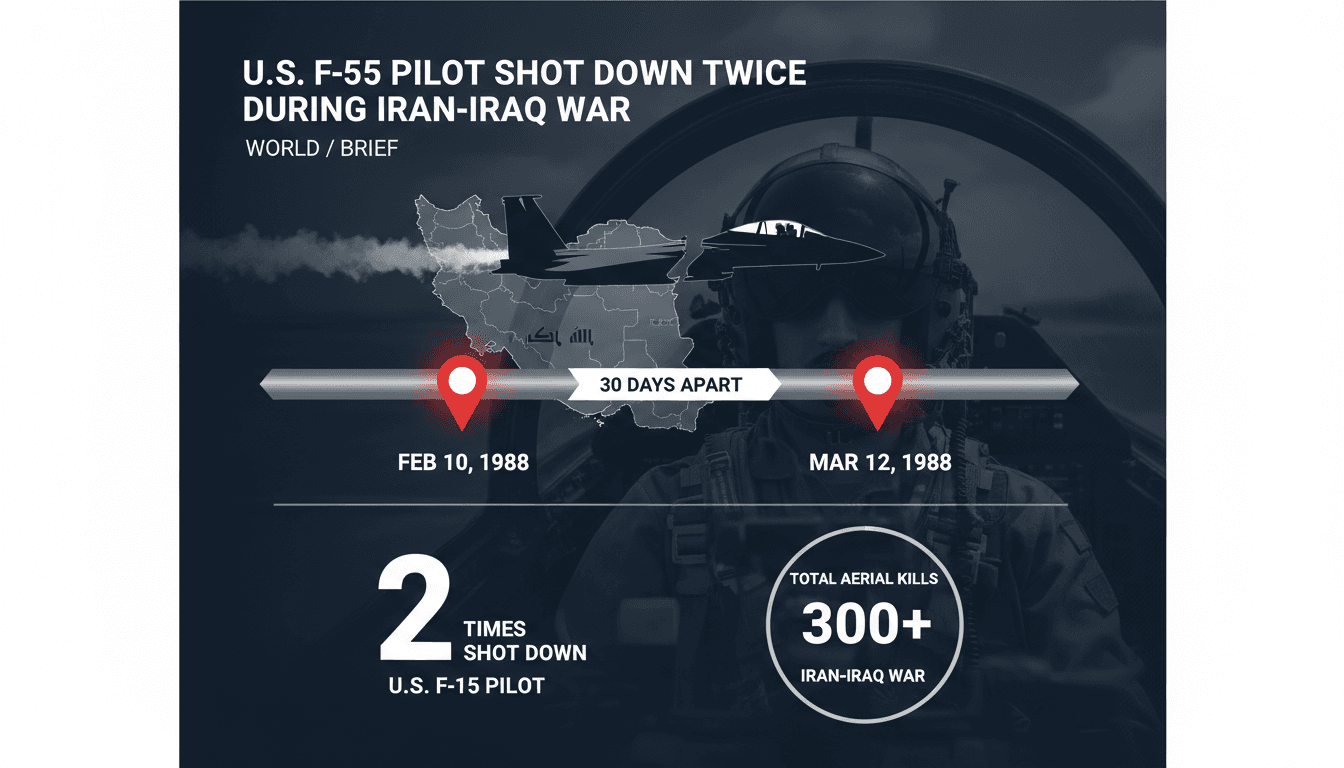 U.S. F-15 fighter jet in action during the Iran-Iraq War