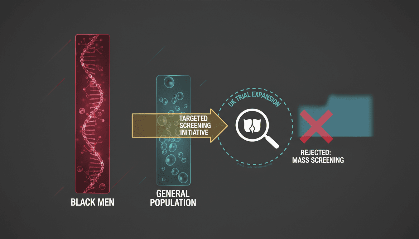 Prostate cancer screening trial for black men in the UK