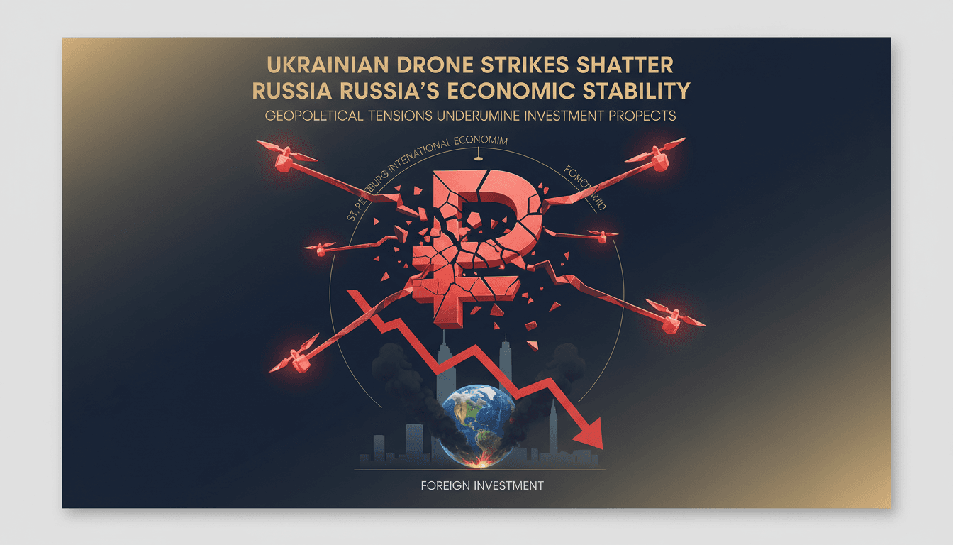 Ukrainian drone strikes disrupt St. Petersburg International Economic Forum