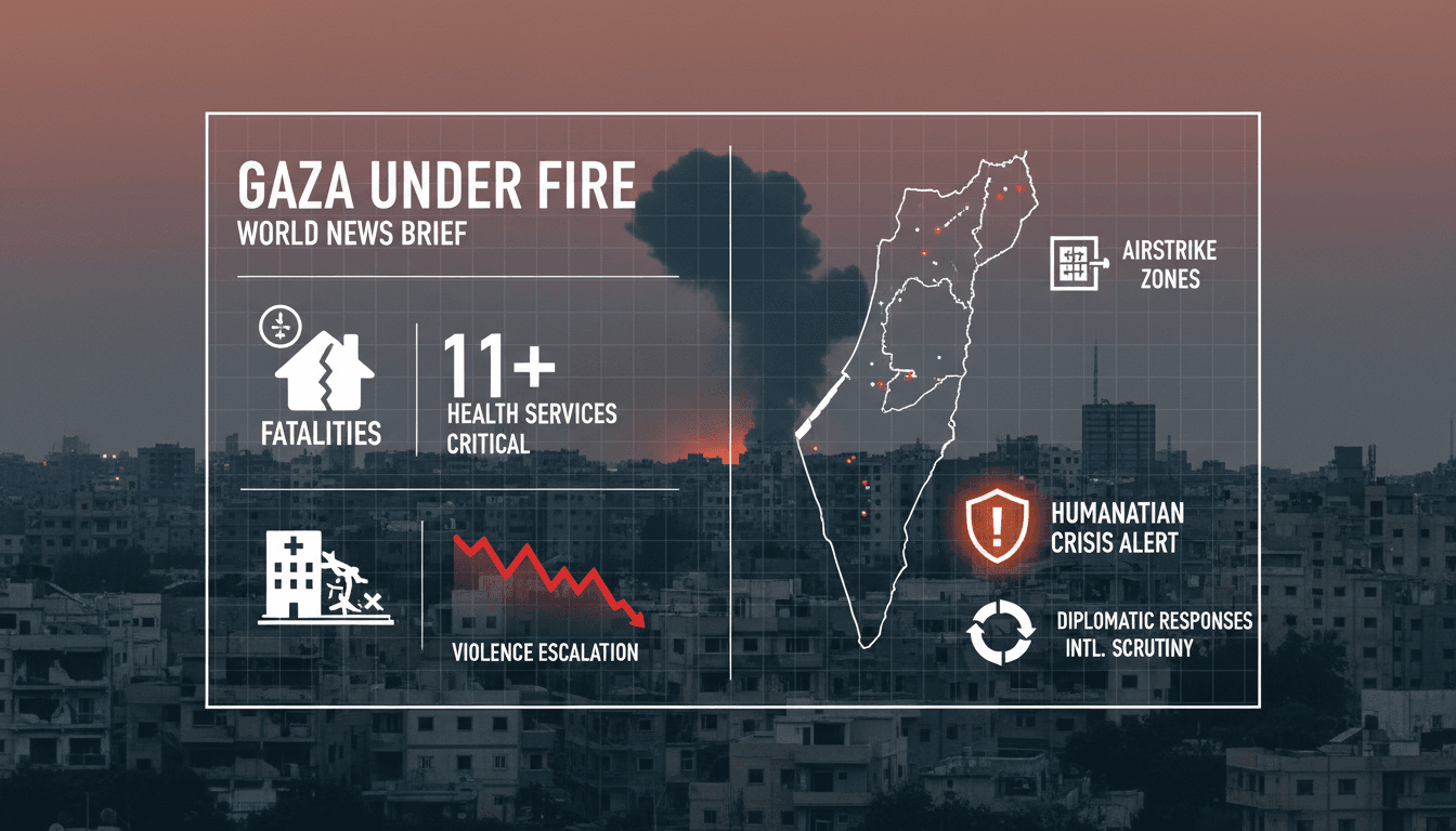 Destruction in Gaza following recent Israeli airstrikes