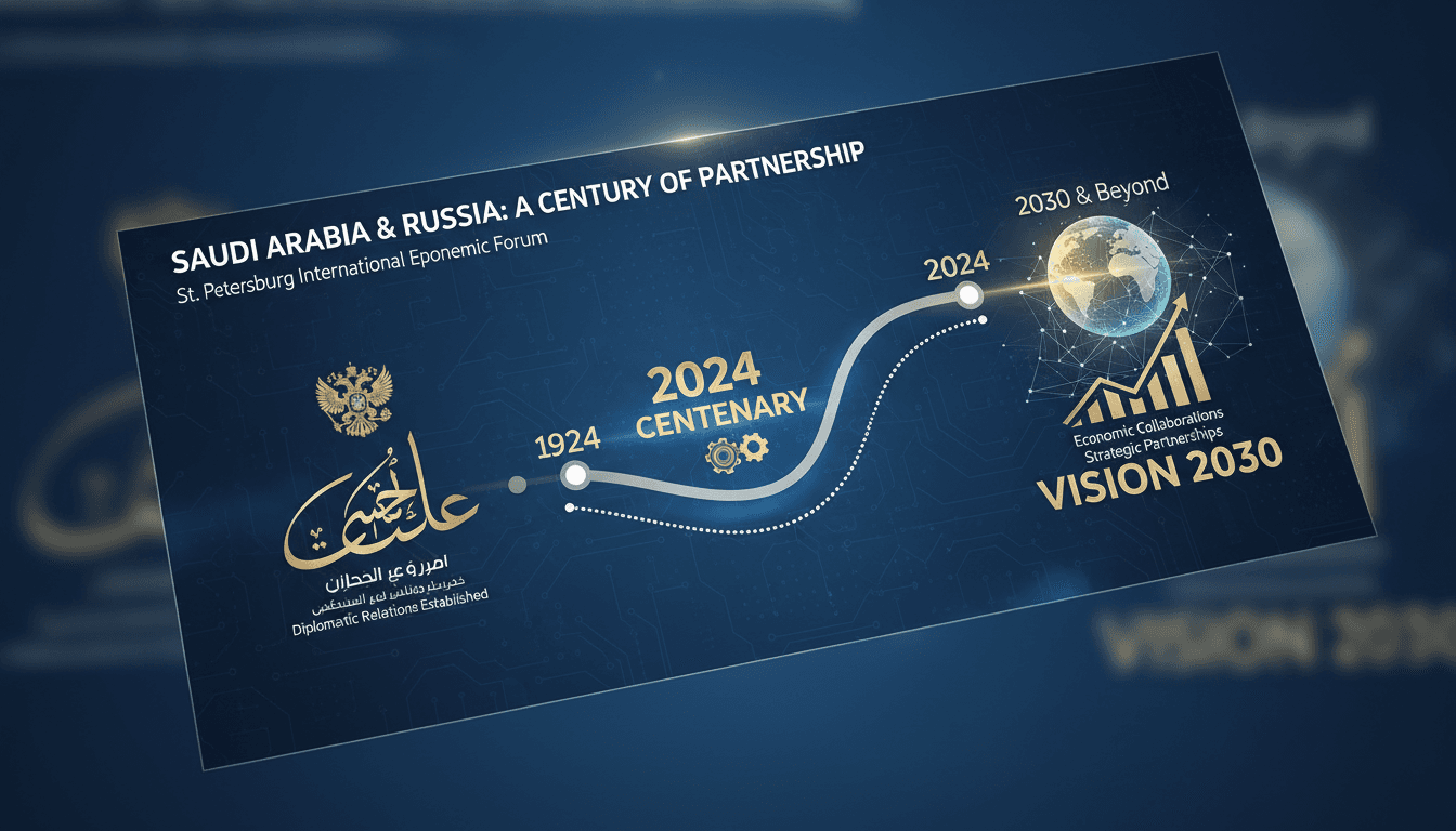 Saudi Arabia's Vision 2030 showcased at St. Petersburg International Economic Forum