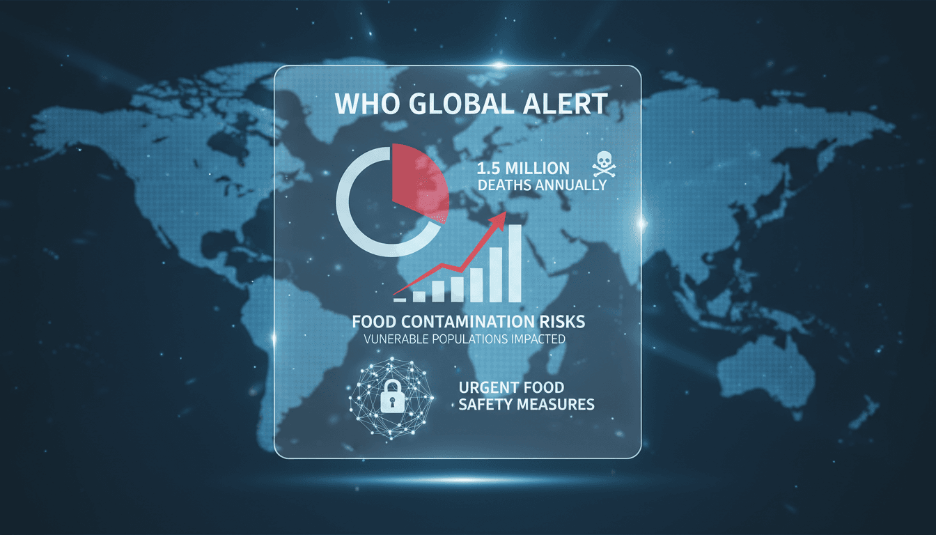 WHO report on food contamination and its health impacts
