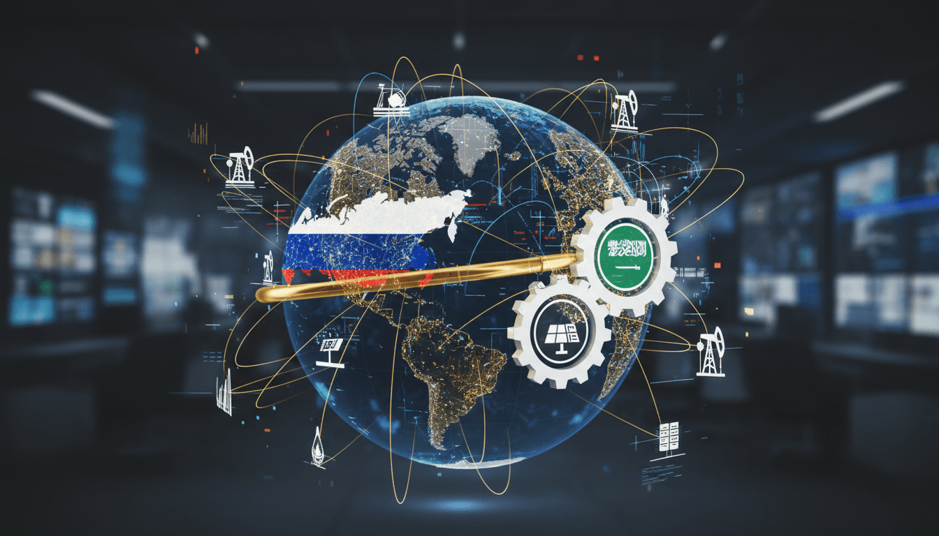 Russian President Putin and Saudi Energy Minister at St. Petersburg Forum