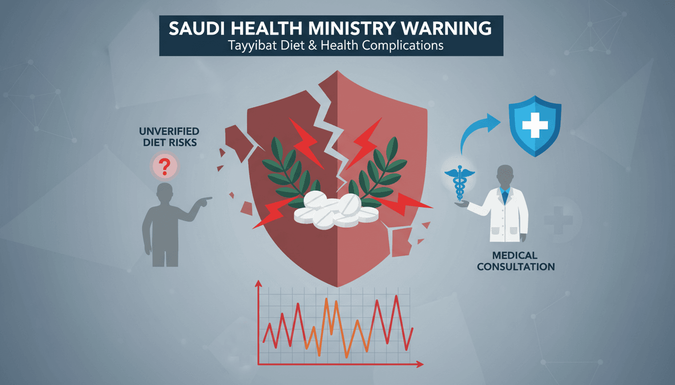 Saudi Health Ministry warning against unverified diets