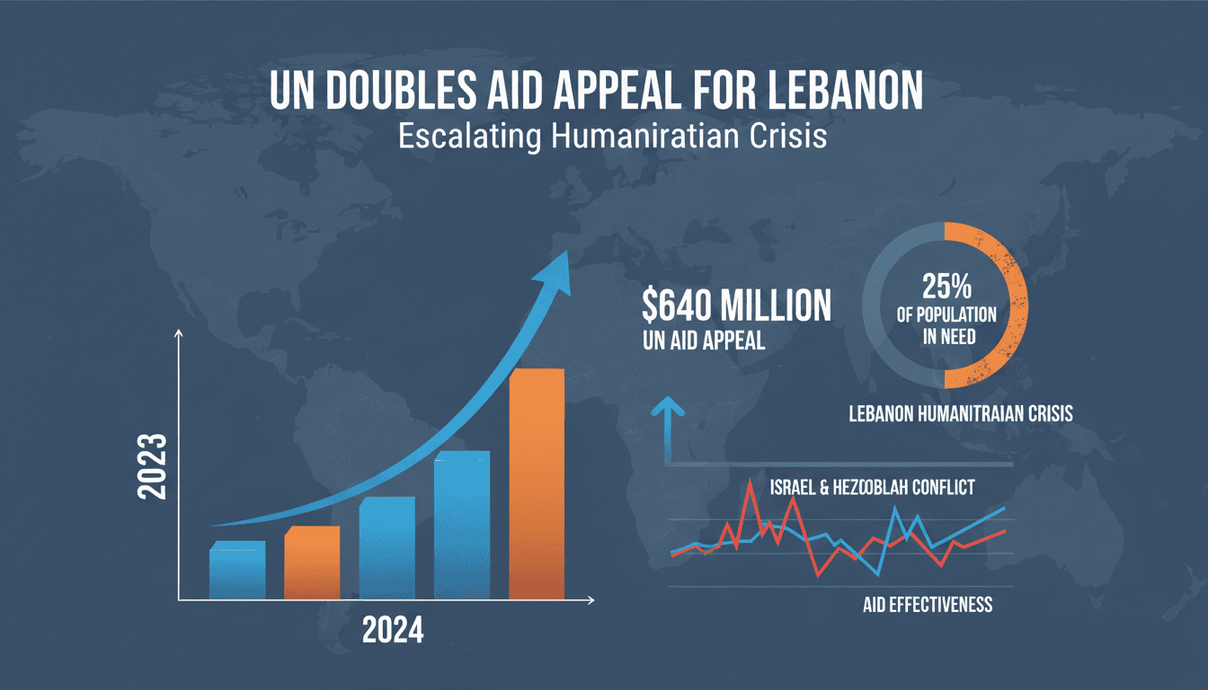 UN Doubles Aid Appeal for Lebanon Amid Escalating Humanitarian Crisis