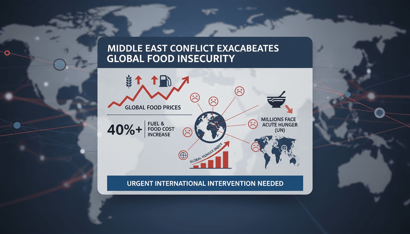 Middle East conflict exacerbates global food insecurity