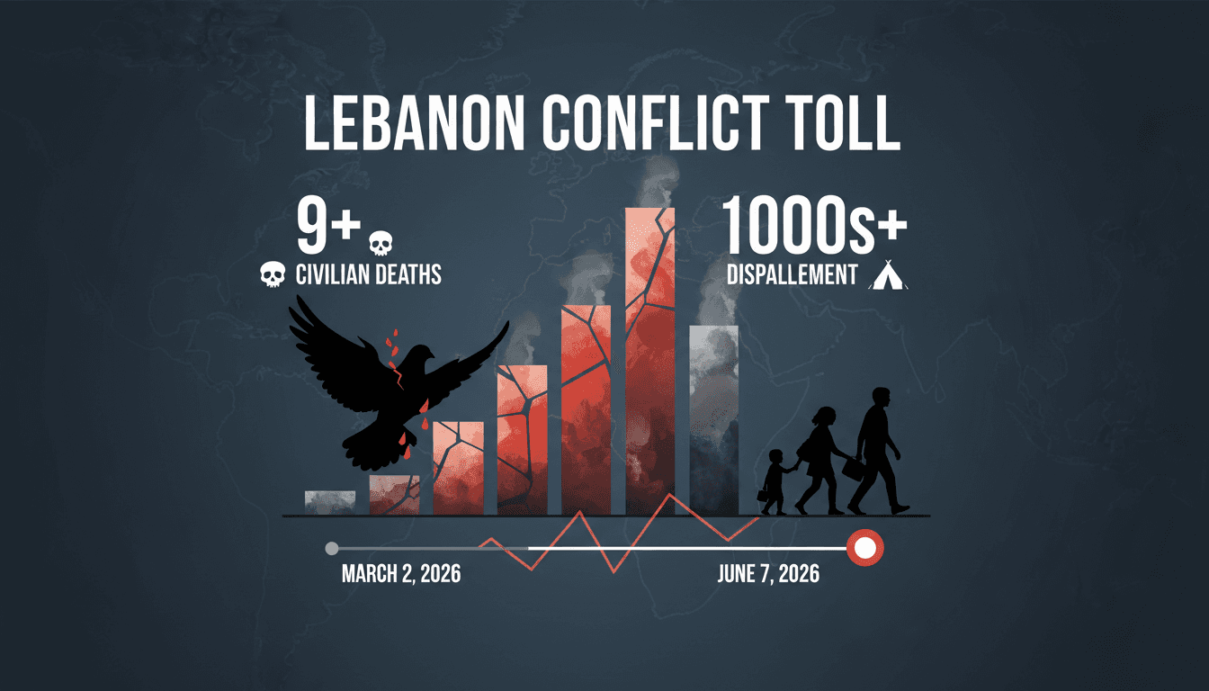 Israeli Airstrikes in Southern Lebanon Result in Civilian Casualties and Displacement