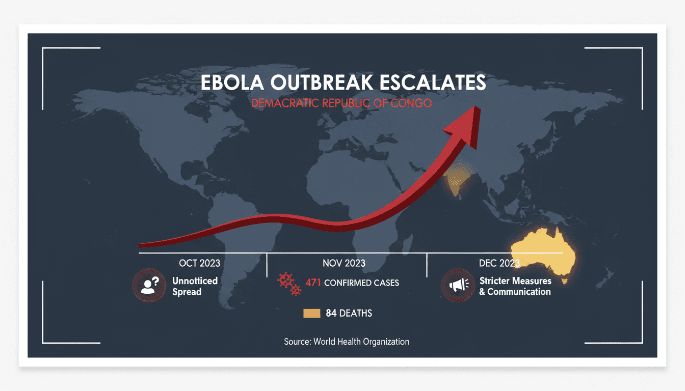 Ebola outbreak in Democratic Republic of Congo escalates with 471 confirmed cases