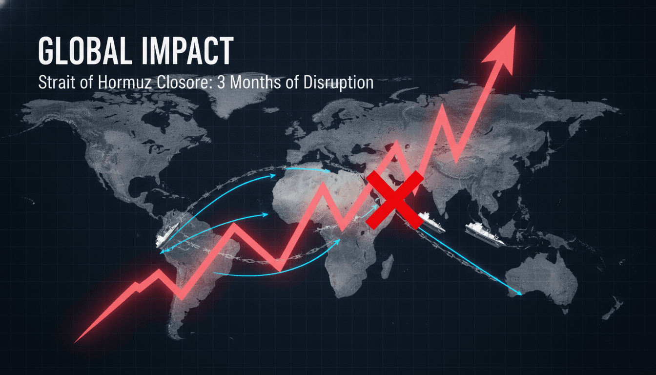Closure of the Strait of Hormuz Disrupts Global Shipping and Energy Supplies