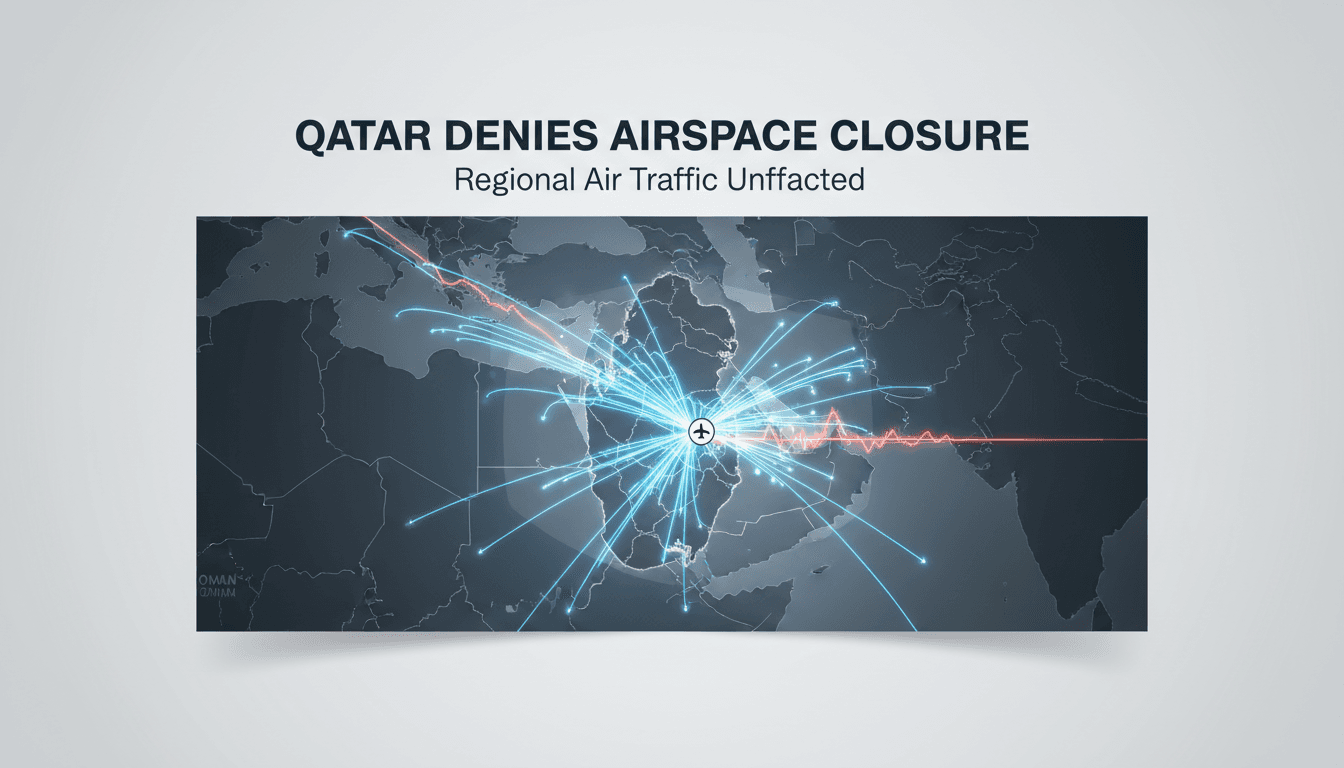 Qatar Denies Airspace Closure Amid Regional Tensions