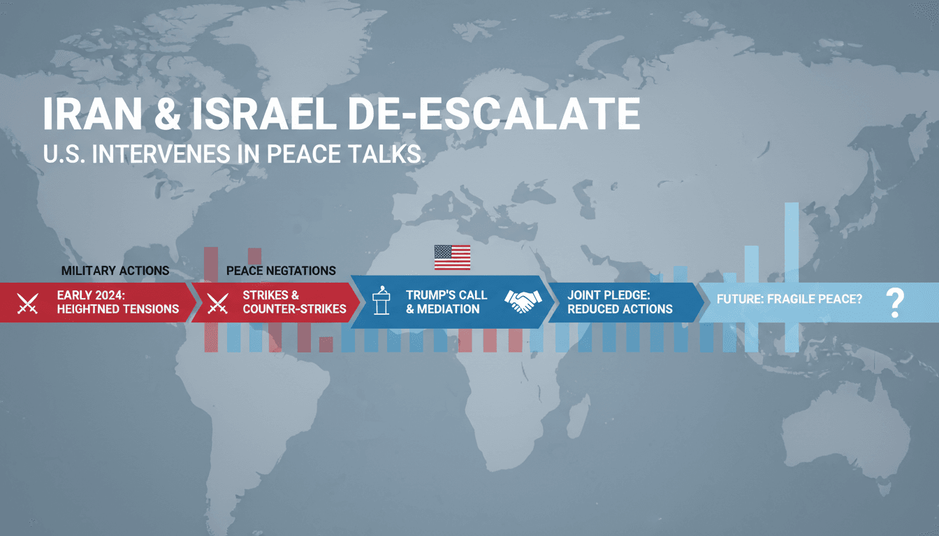 Iran and Israel agree to reduce military actions amid U.S. intervention in peace talks