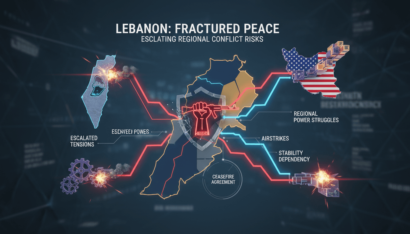 Lebanon faces renewed conflict risks as Israeli airstrikes escalate tensions with Hezbollah