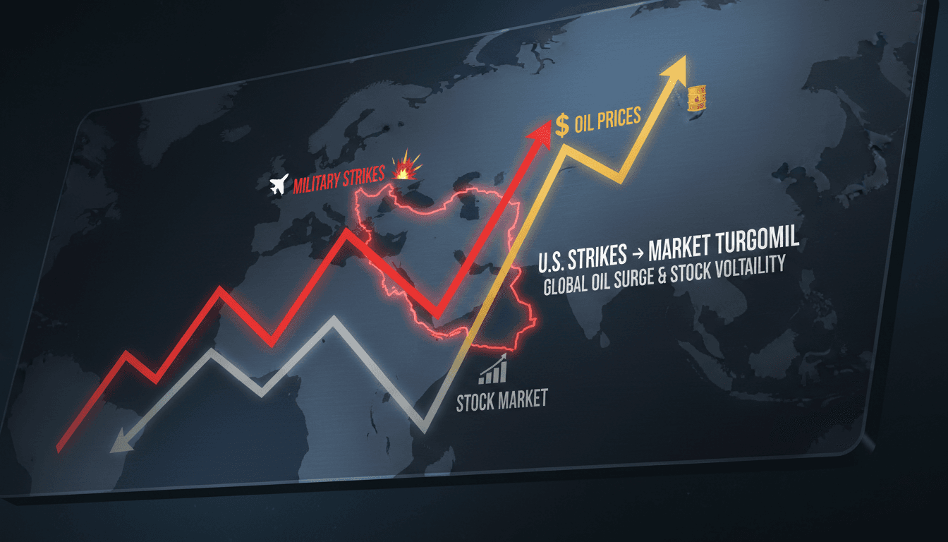 U.S. military strikes against Iran trigger market turmoil and rising oil prices