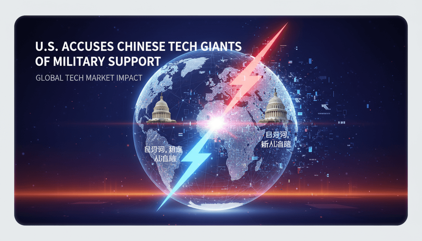 U.S. Accuses Chinese Tech Giants of Military Support