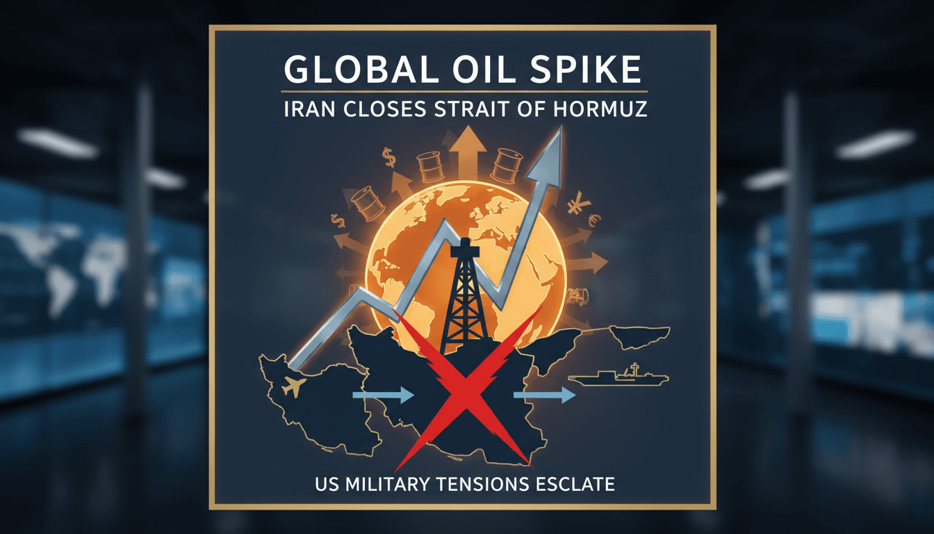 Map of the Strait of Hormuz highlighting its significance in global oil transportation.