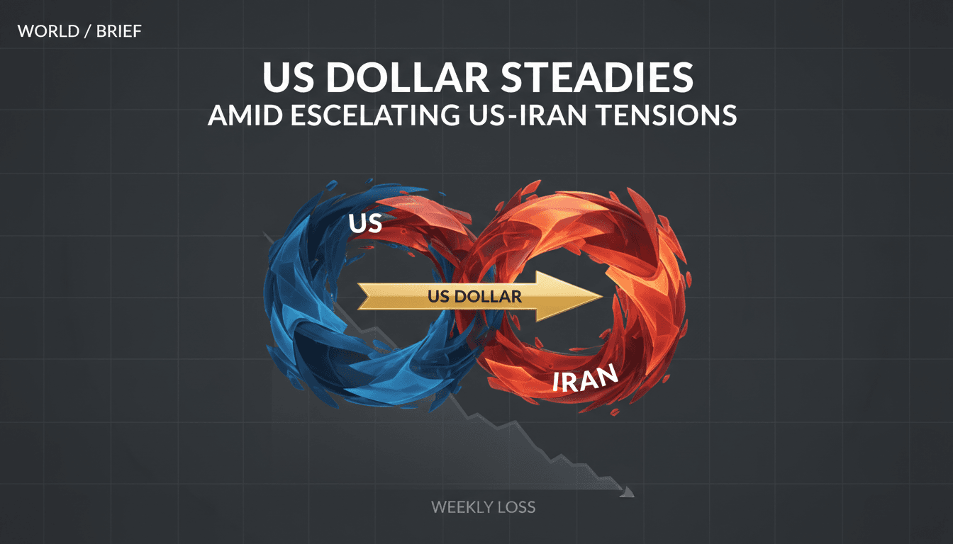 US dollar steadies amid escalating US-Iran tensions