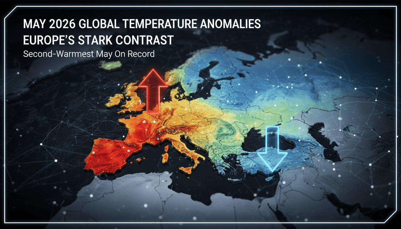 May 2026 recorded as the second-warmest May globally