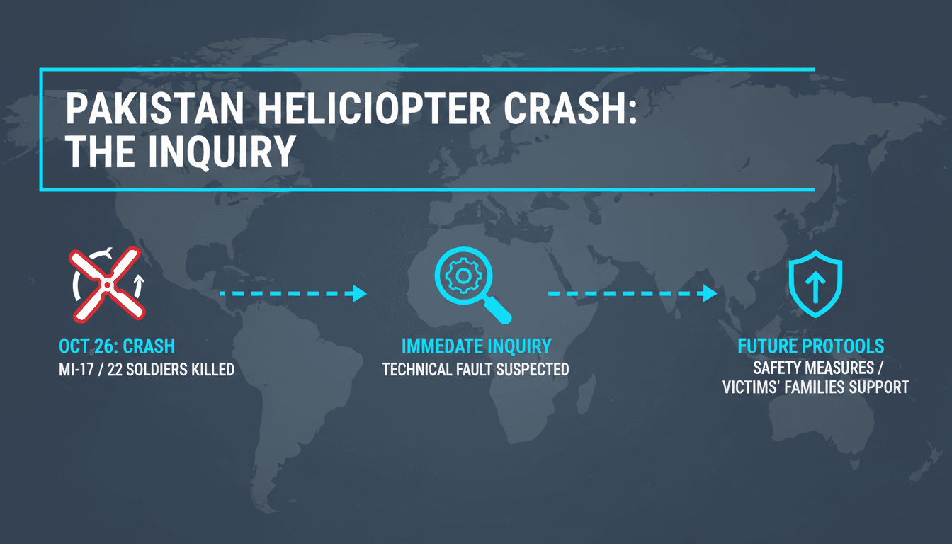 Helicopter crash in Pakistan-administered Kashmir kills 22 soldiers