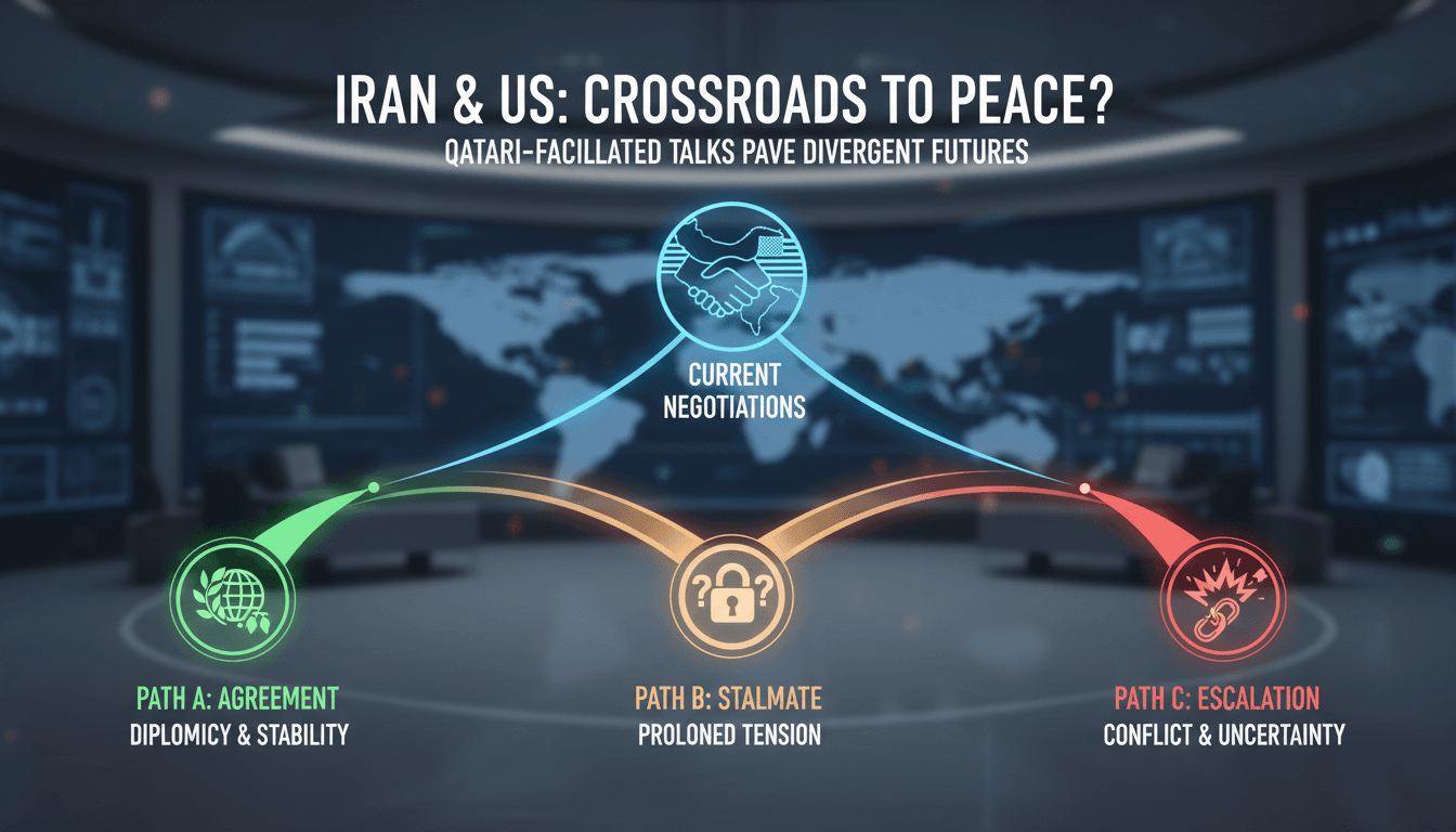 Diplomatic discussions between Iran and the United States in Tehran.