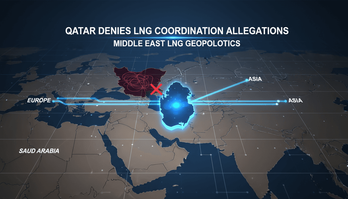 Qatar LNG production facility with a focus on energy independence