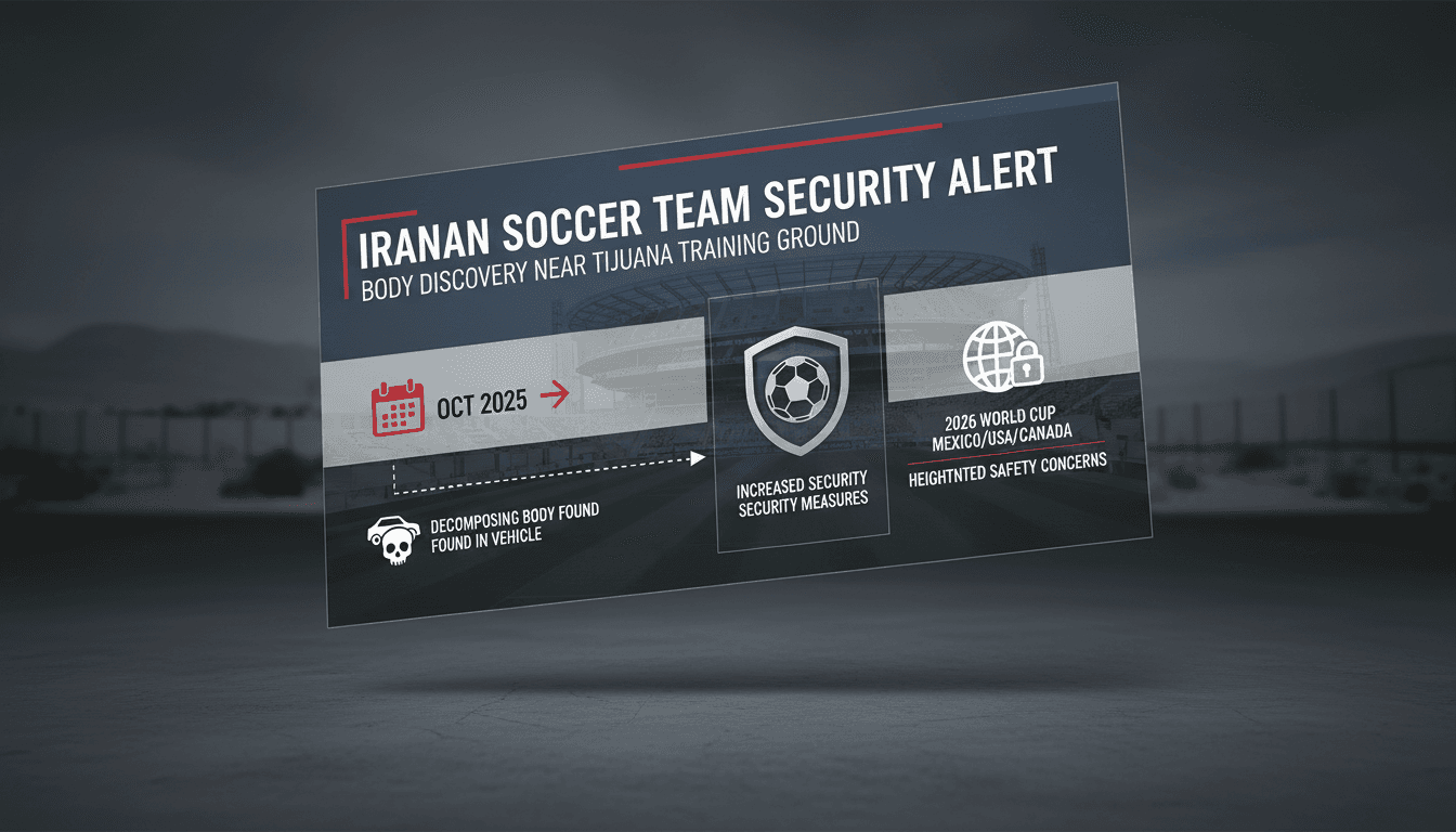 Body Found Near Iranian Soccer Team's Training Grounds Raises Security Concerns Ahead of World Cup
