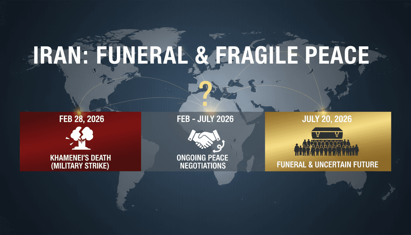 Iran Prepares for Khamenei's Funeral Amid Fragile Peace Negotiations
