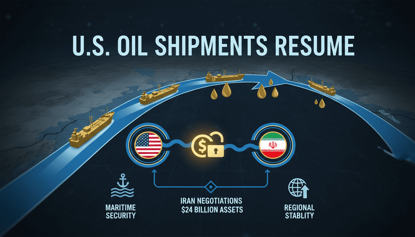 U.S. oil shipments resume from Strait of Hormuz amid Iran negotiations