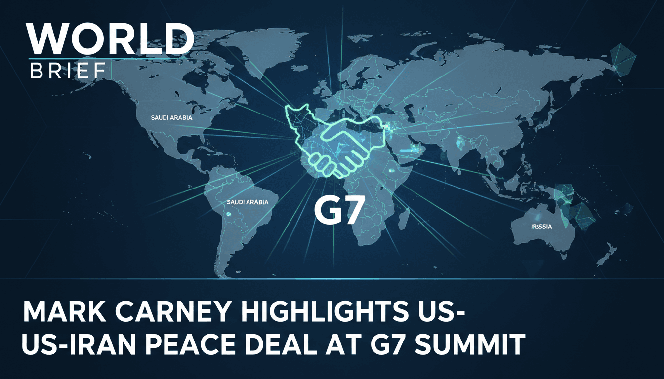 Mark Carney Highlights US-Iran Peace Deal at G7 Summit