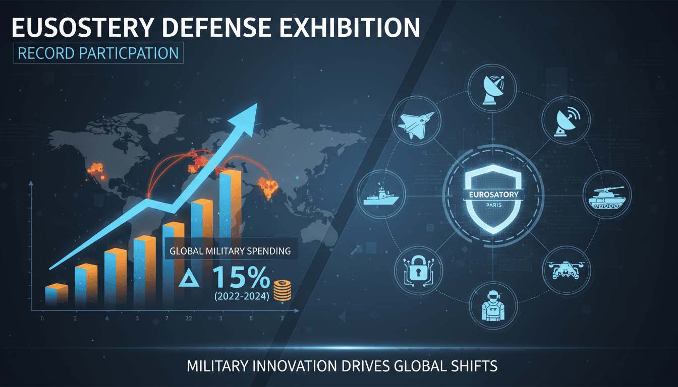 Eurosatory Defense Exhibition Opens with Record Participation Amid Rising Military Spending