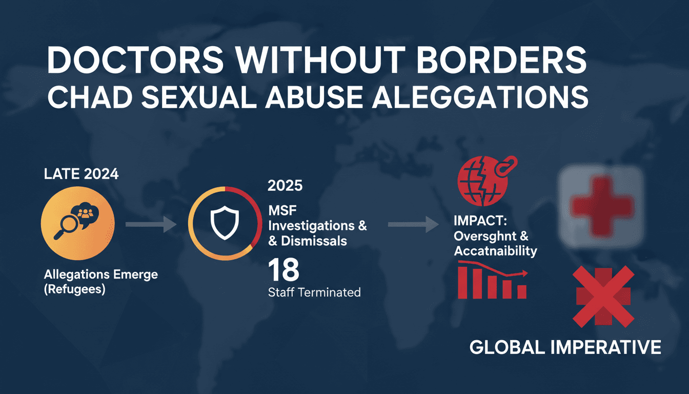 Doctors Without Borders dismisses 18 staff over sexual abuse allegations in Chad