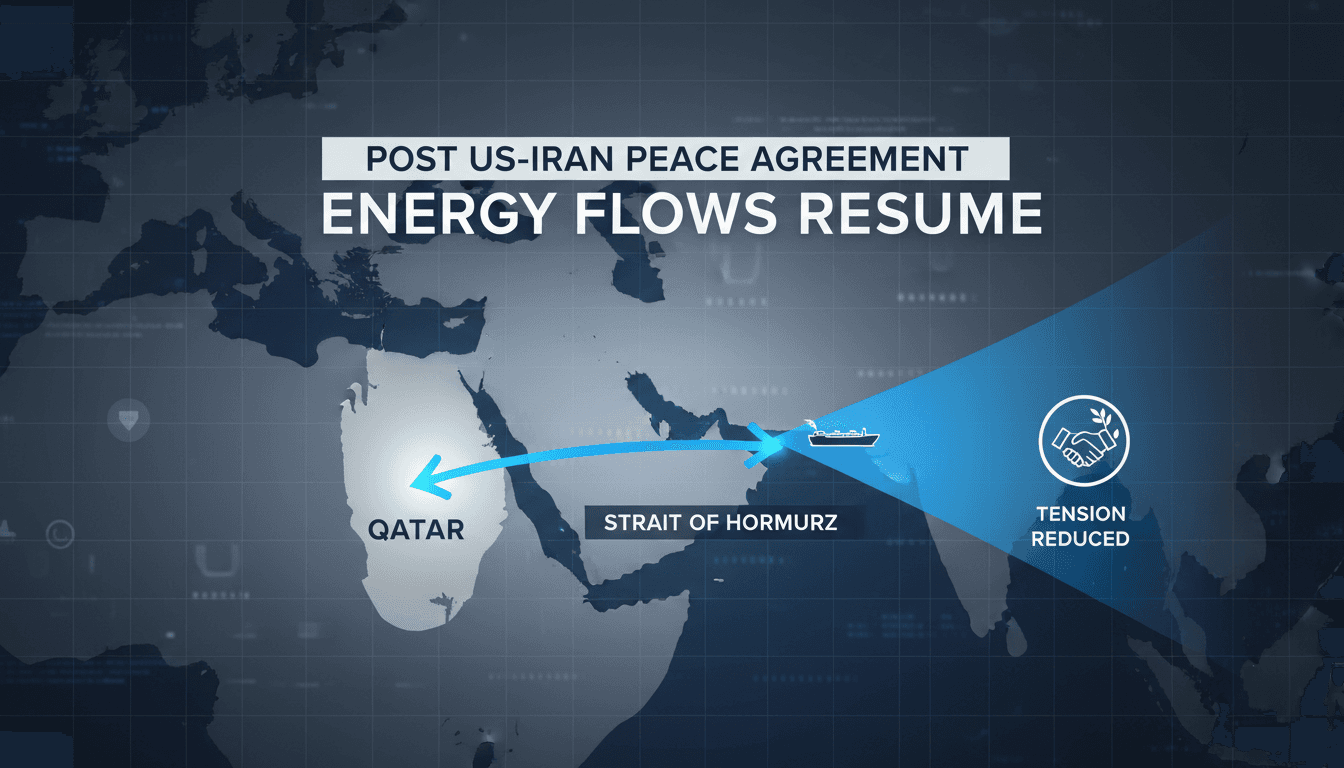 LNG tanker from Qatar approaches Strait of Hormuz following US-Iran peace agreement