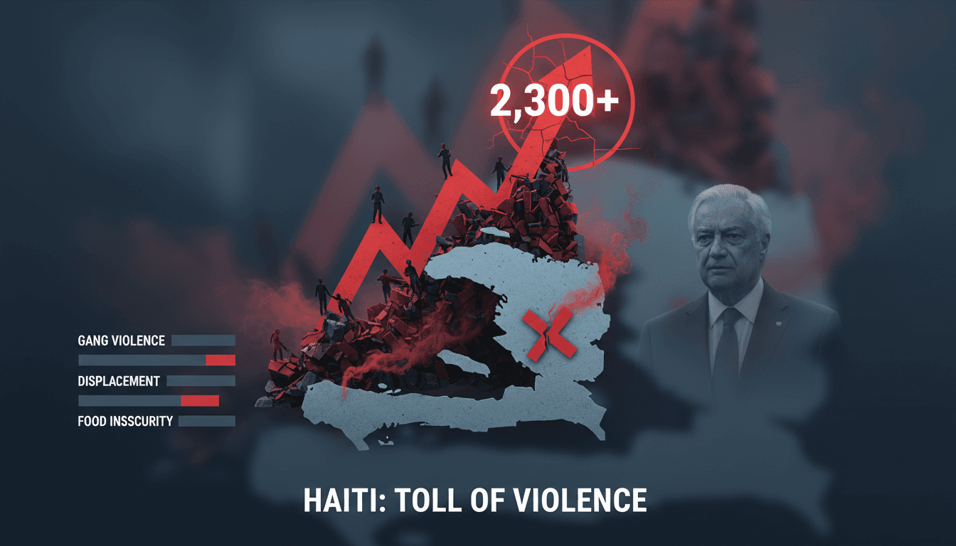 UN Secretary-General Guterres visits Haiti amid escalating gang violence and humanitarian crisis