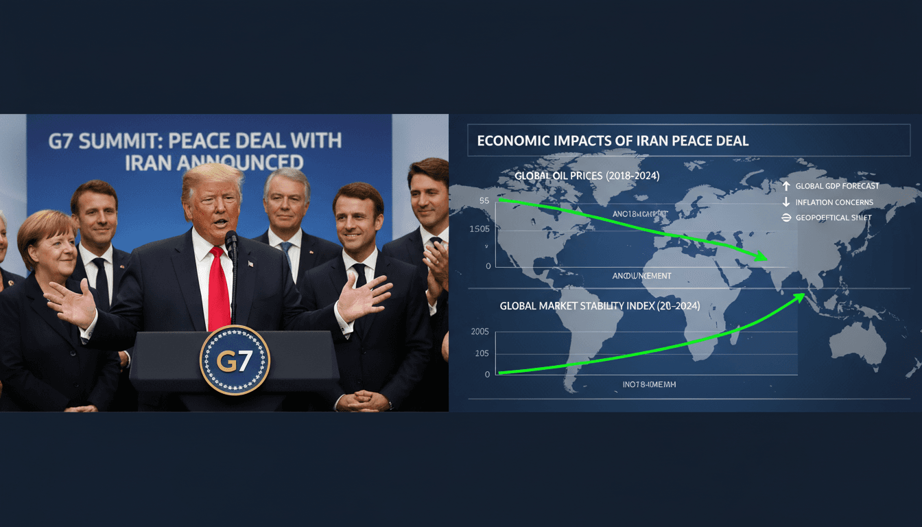Trump announces tentative peace deal to end Iran war at G7 summit