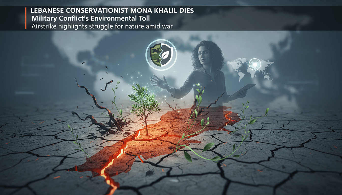 Mona Khalil, Lebanese conservationist, honored by community after her tragic death.