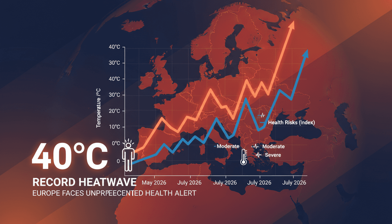 Europe Faces Record Heatwave with Temperatures Approaching 40°C