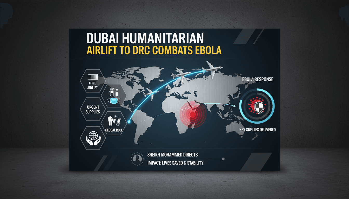Humanitarian aid supplies being loaded for airlift to DRC