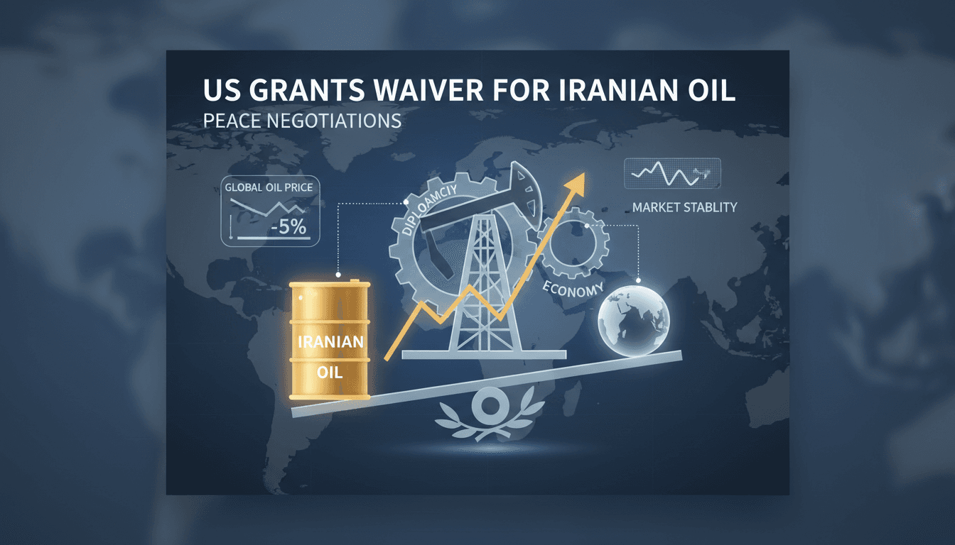 US grants two-month waiver for Iranian oil sales amid negotiations