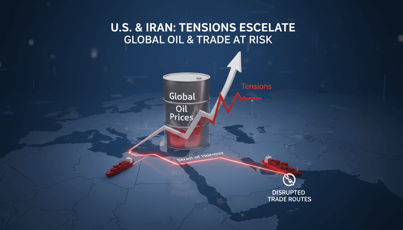 Tensions rise between the U.S. and Iran over Strait of Hormuz negotiations.