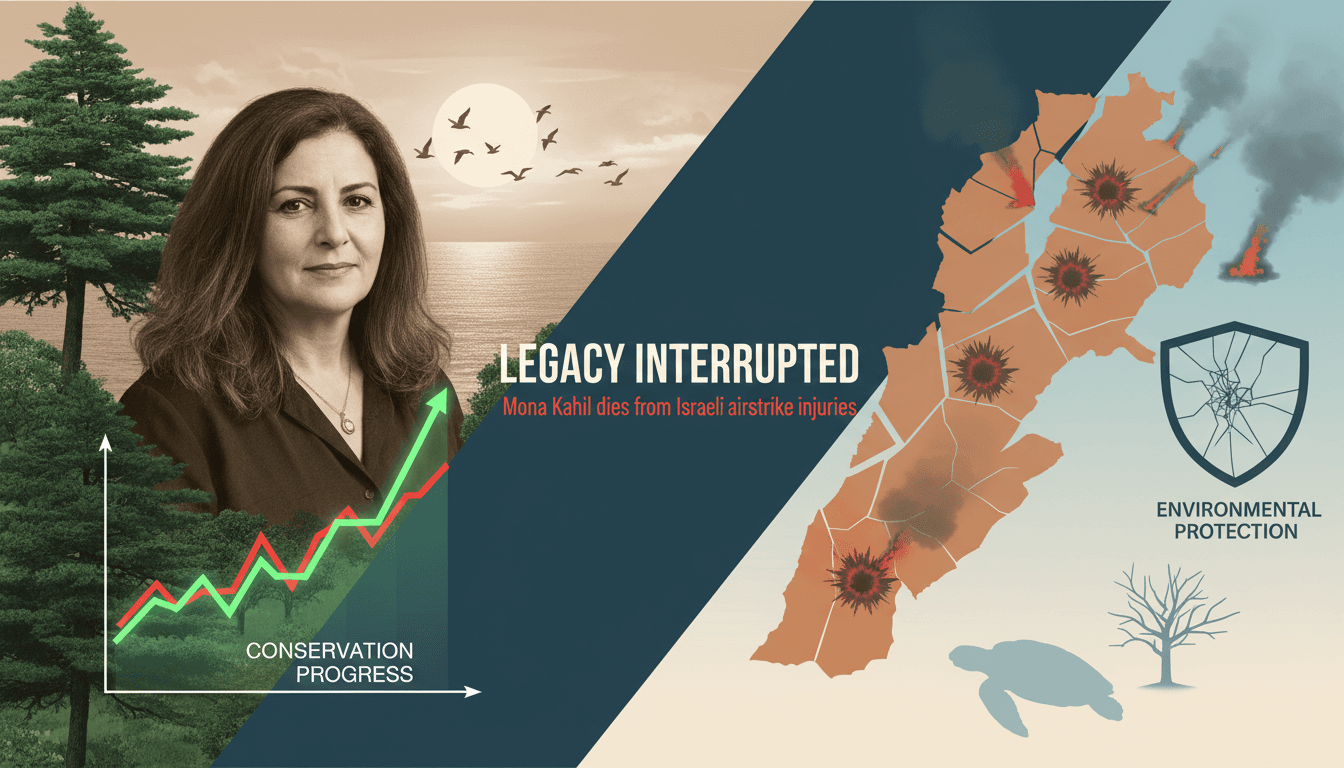 Lebanese conservationist Mona Khalil dies from Israeli airstrike injuries