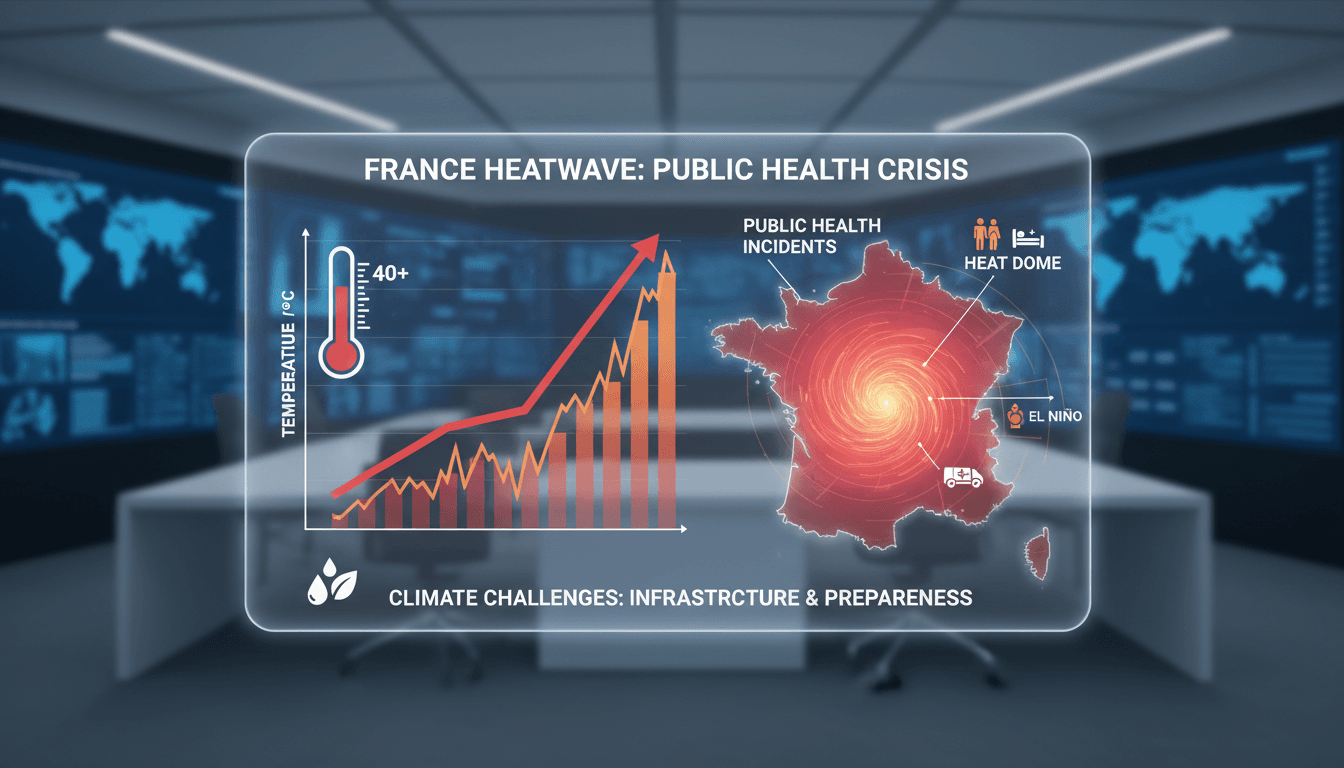 France issues red heatwave alerts as record temperatures lead to public health crisis