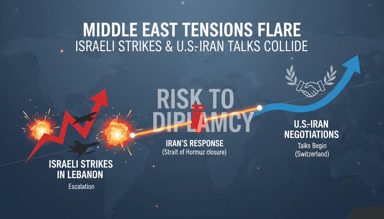 Israeli strikes in Lebanon escalate amid U.S.-Iran negotiations